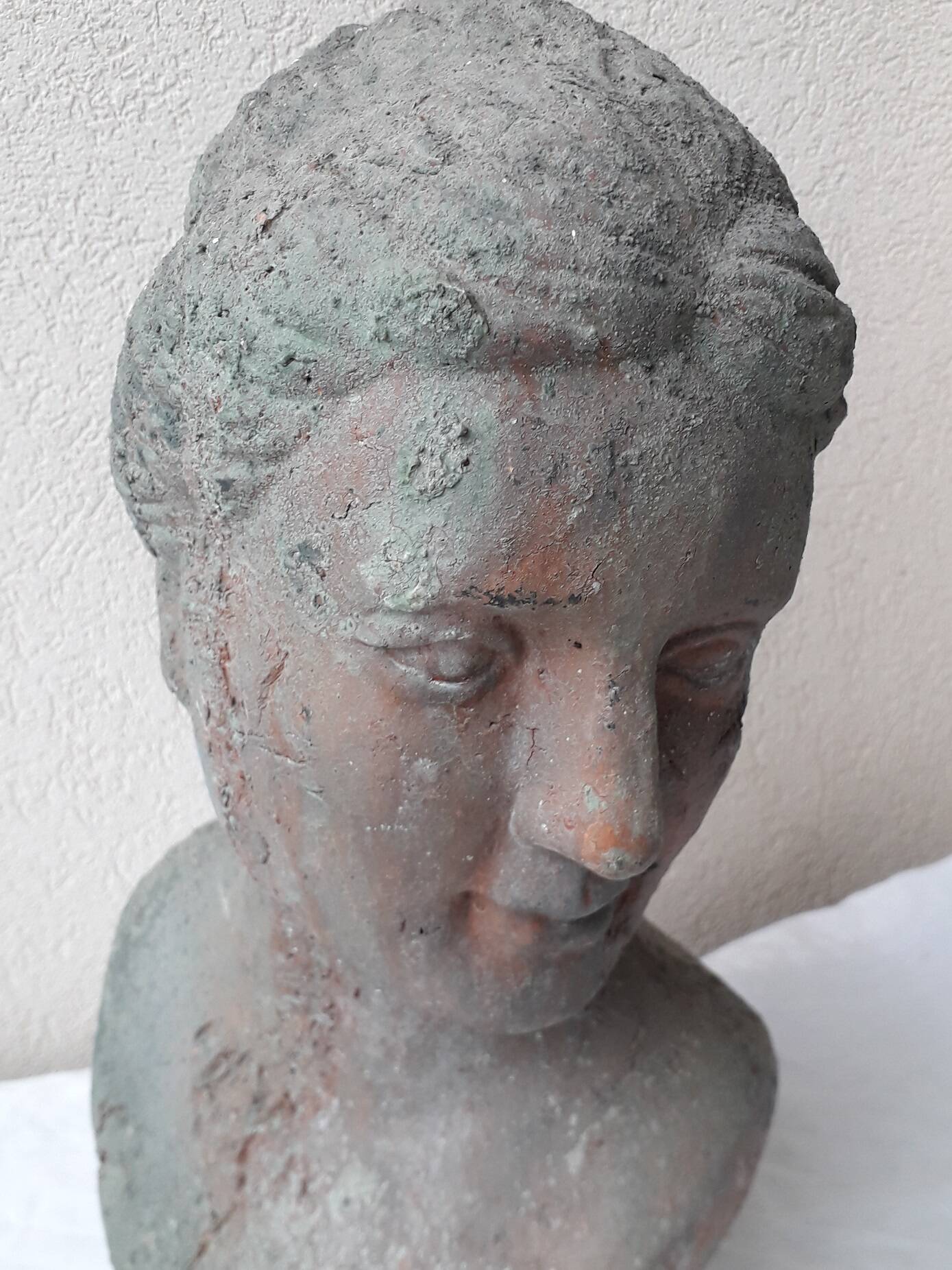 Terracotta bust