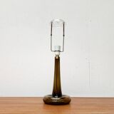 Vintage Danish table lamp model Fleur in glass by Michael Bang for Holmegaard, 1970s.