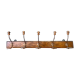 Old bistro wall coat rack