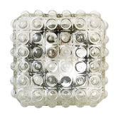 Glass ceiling lamp or wall lamp