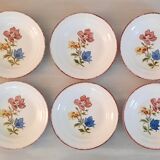 Hollow earthenware plates from Saint Amand Ceranord Vintage Maïté Model