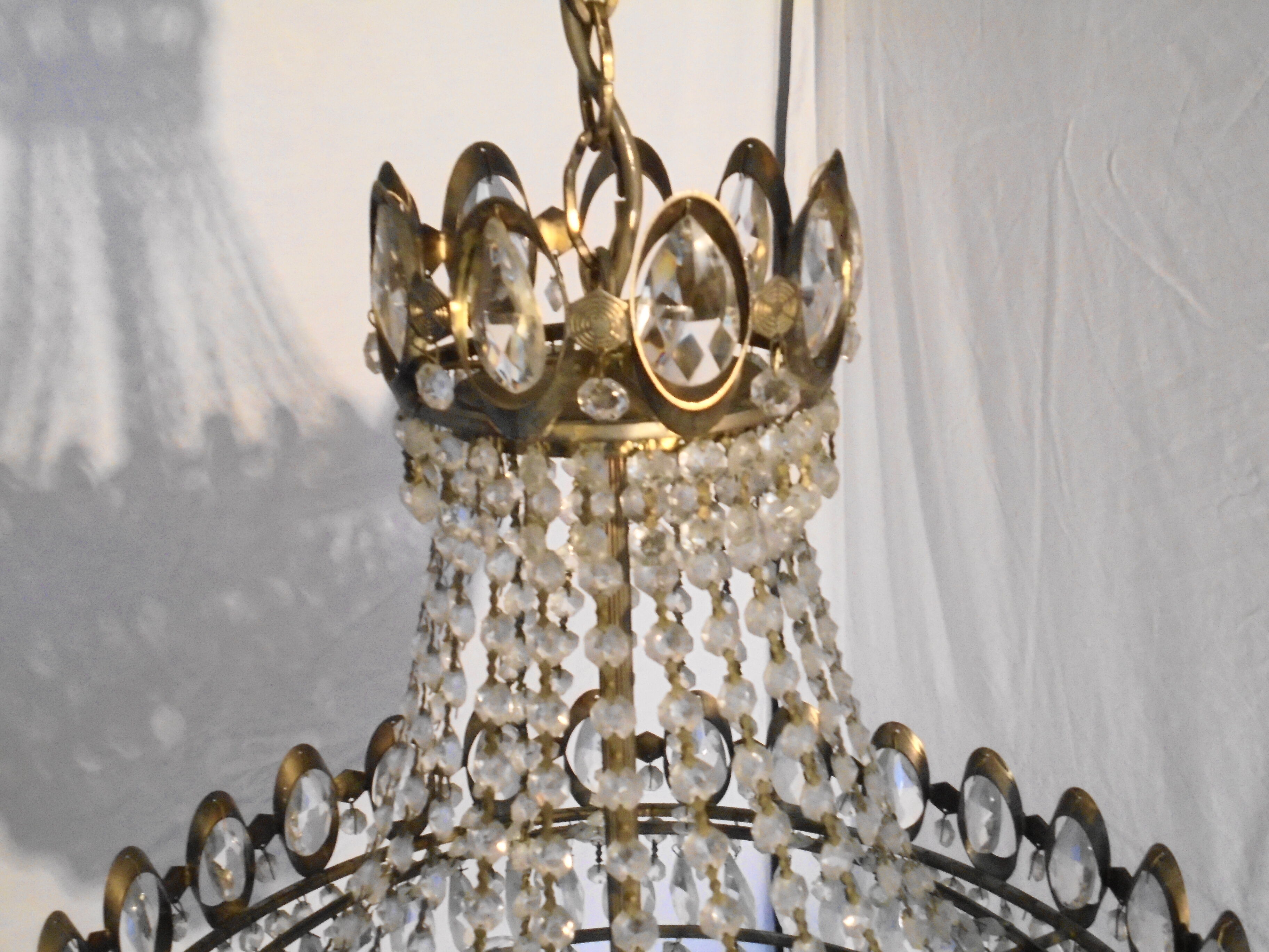 Mongolfier chandelier from the 70s