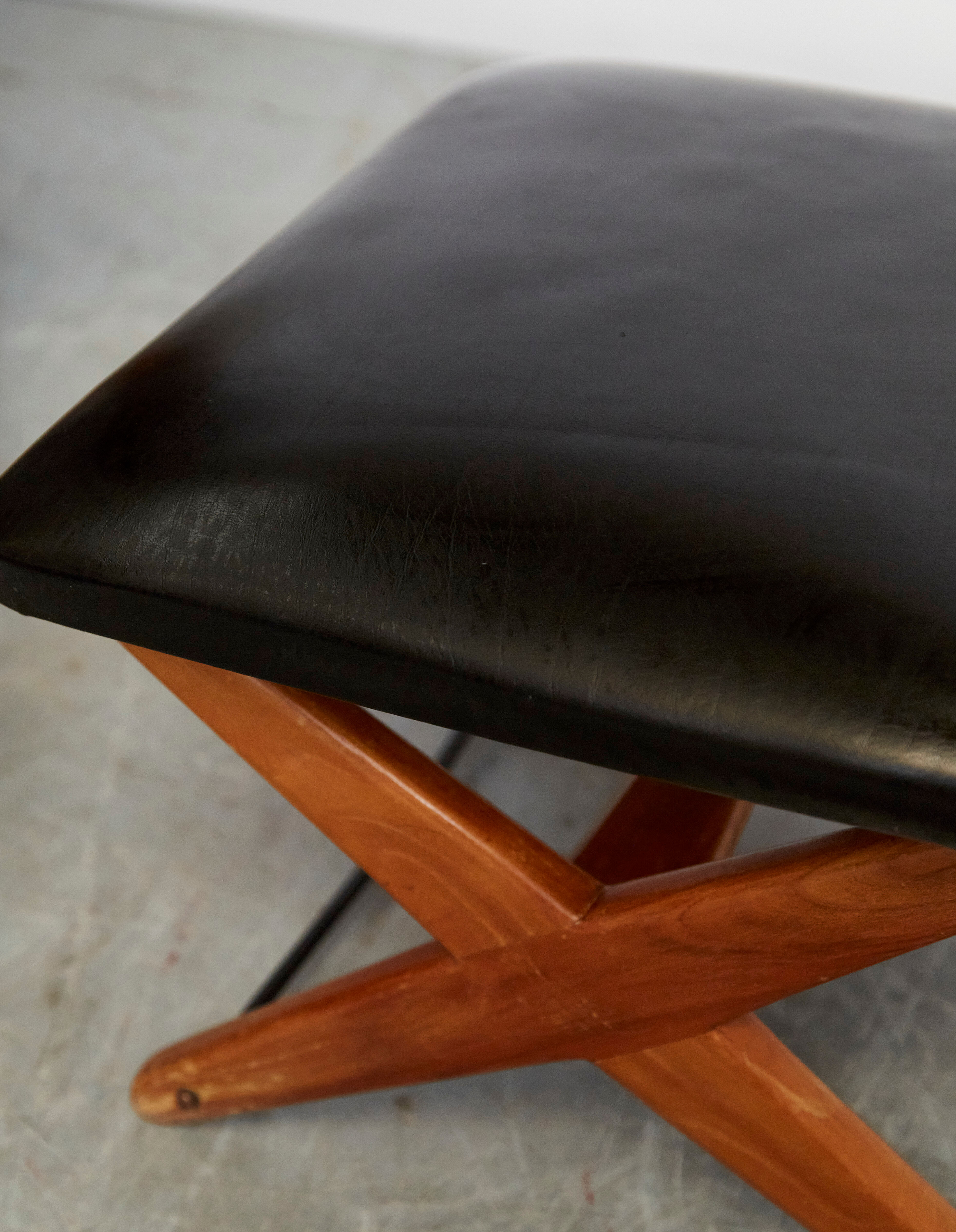 Rolf Rastad & Adolf Relling "Rock'n Rest" Chair and Ottomane for Arnestad Bruk