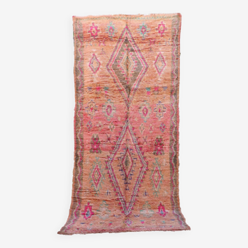 Boujad. tapis marocain vintage, 174 x 410 cm