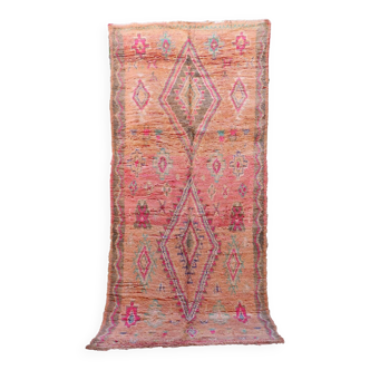 Boujad. vintage moroccan rug, 174 x 410 cm