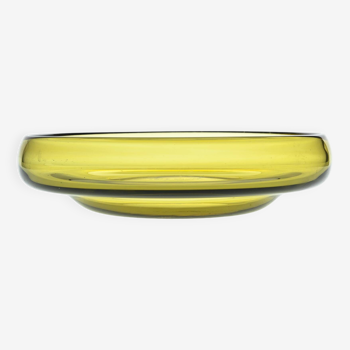 Blown glass fruit bowl by Claude Morin, circa 1975