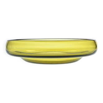 Blown glass fruit bowl by Claude Morin, circa 1975