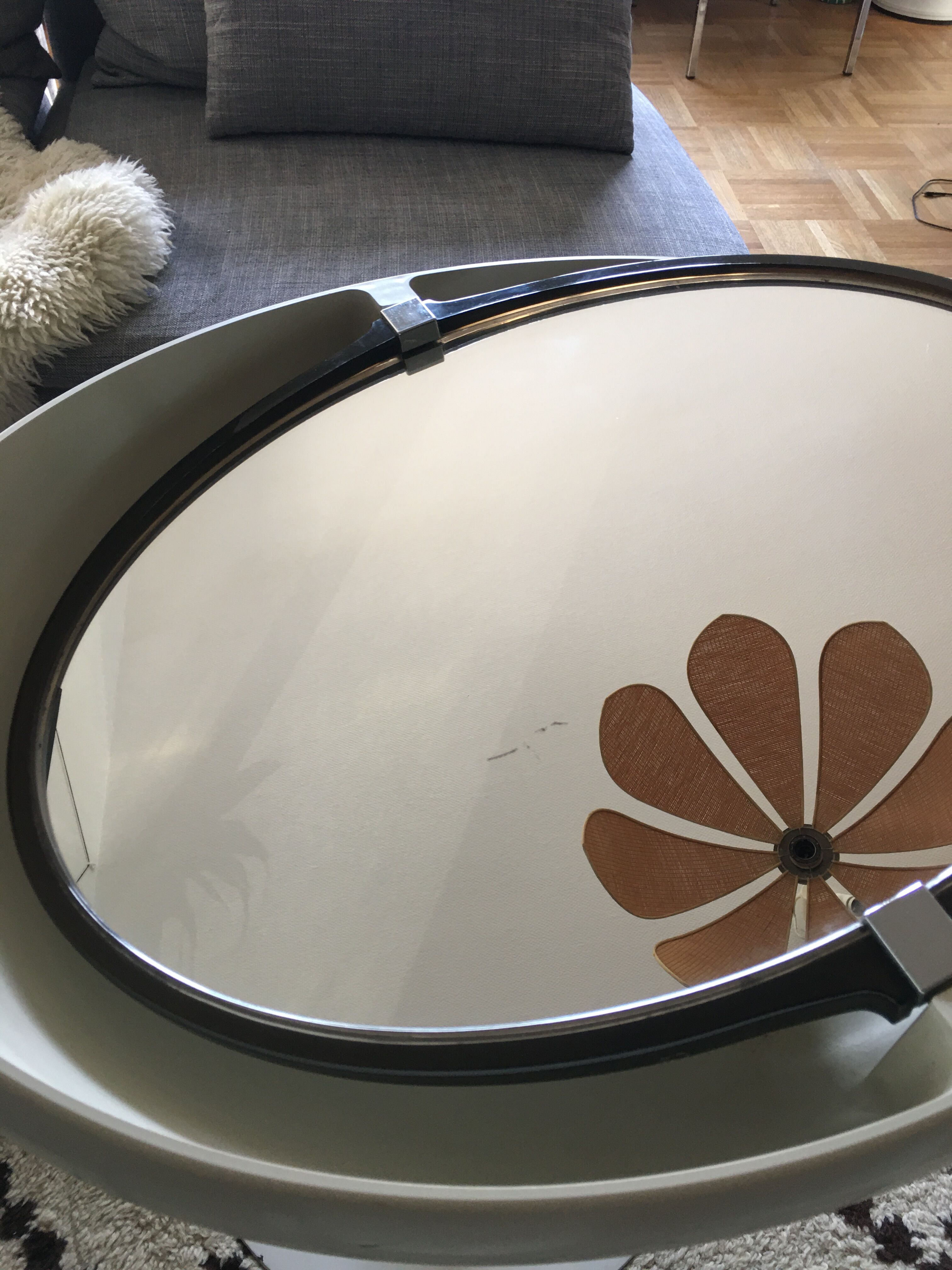 Light mirror Allibert 1970