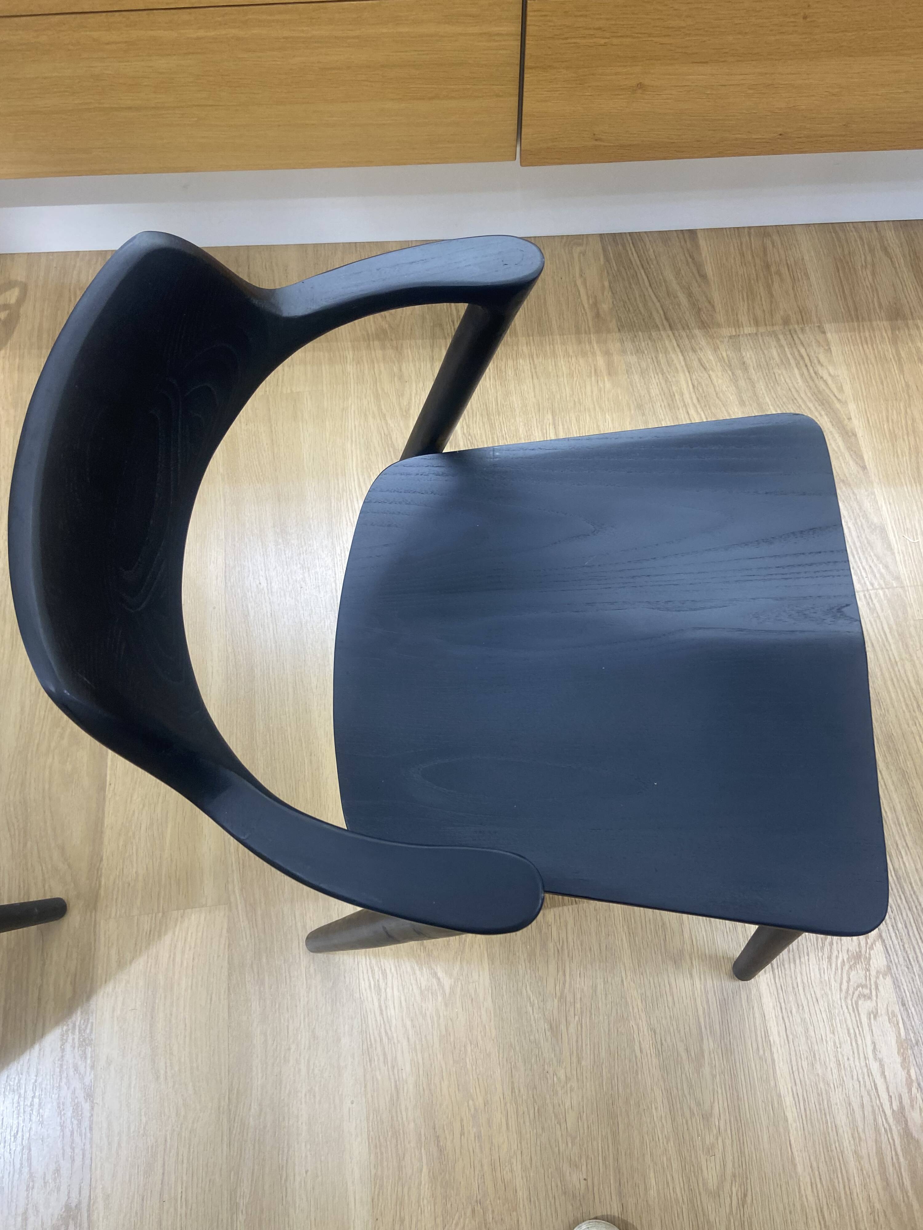 Hiro chair black teak