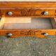 Art Deco commode, vintage antique piece with marble top.