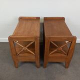 Paire de tables de chevet atelier Saint Sabin