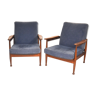 Pair of Scandinavian armchairs