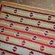 Old American Carpet Hooked handmade 97cm x 161cm 1890s, 1B506