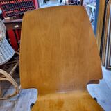 Midi centurion modern Danish Bentwood chairs with chrome legs