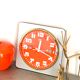 Vintage orange wall clock