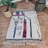 Tapis berbère en laine fait main