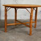 Léontine vintage 60's rattan dining table