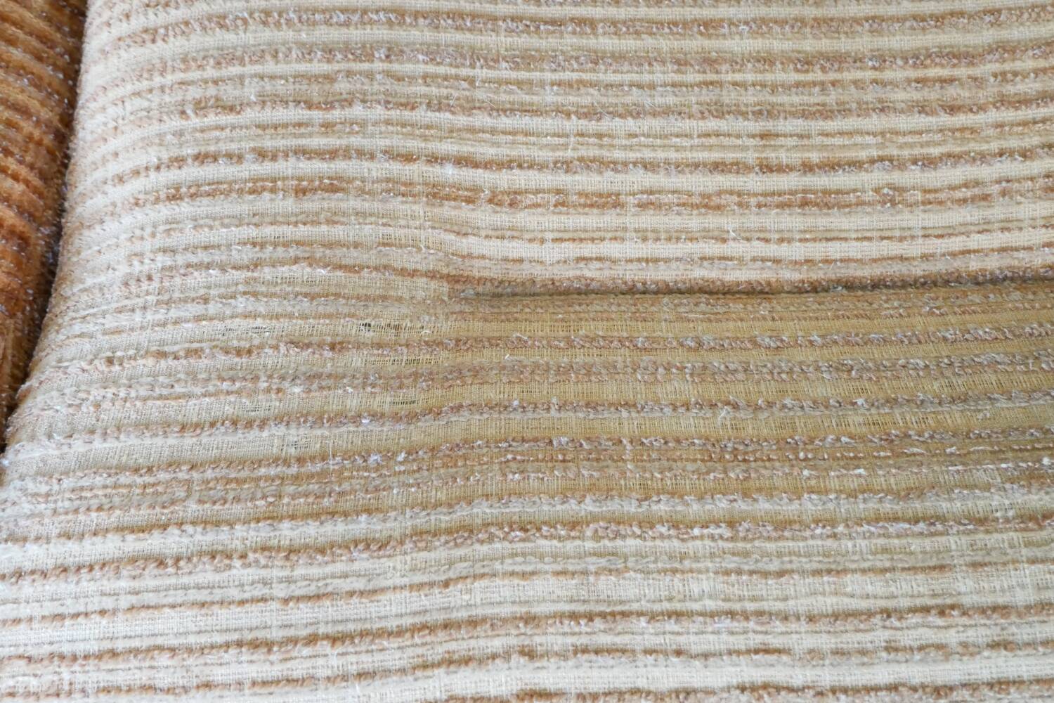 Set of modular 2-seater chenille armchairs