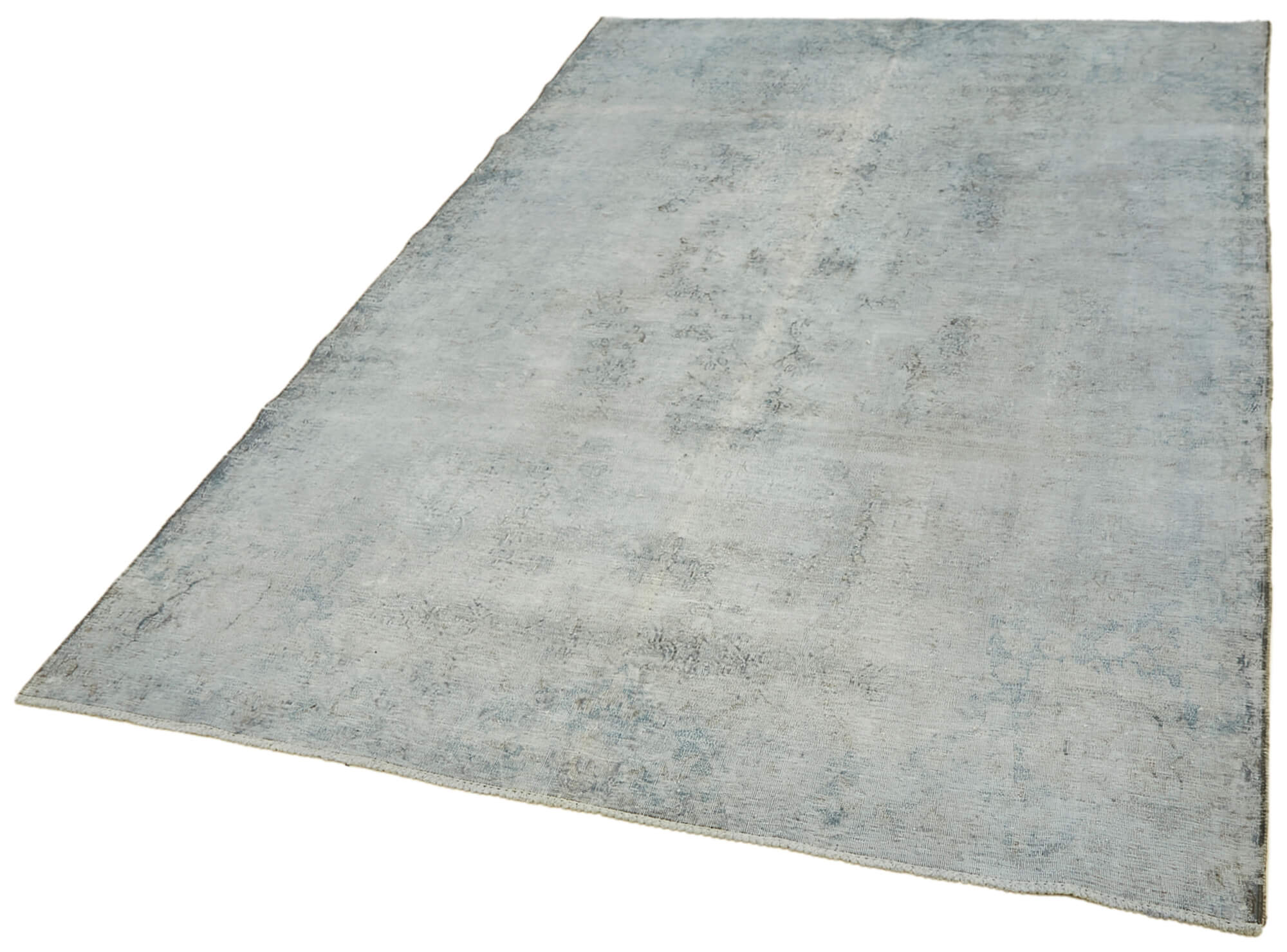 Handmade oriental 1980s 201 cm x 293 cm grey wool carpet