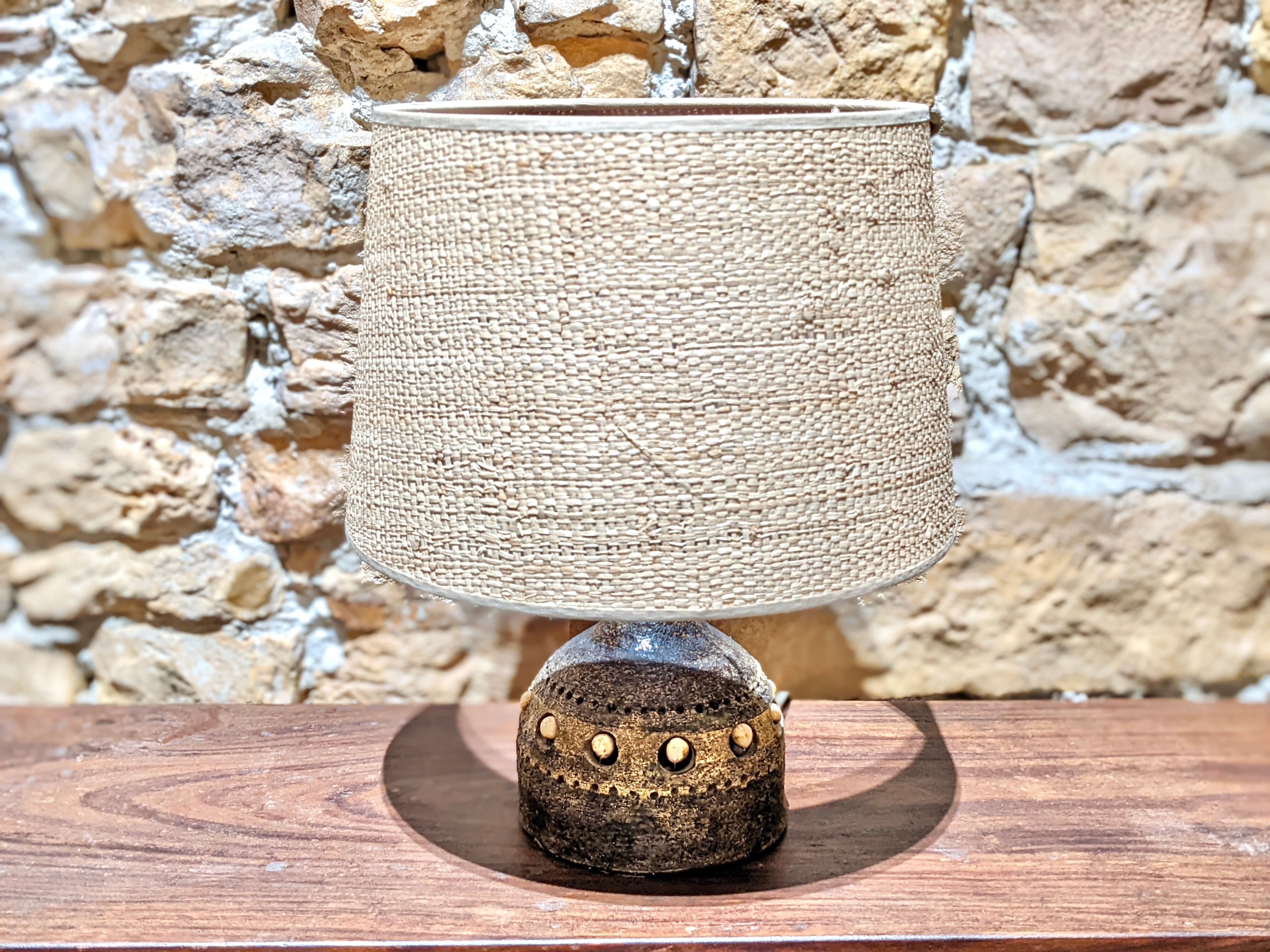 Set of two ceramic lamps by Georges Pelletier