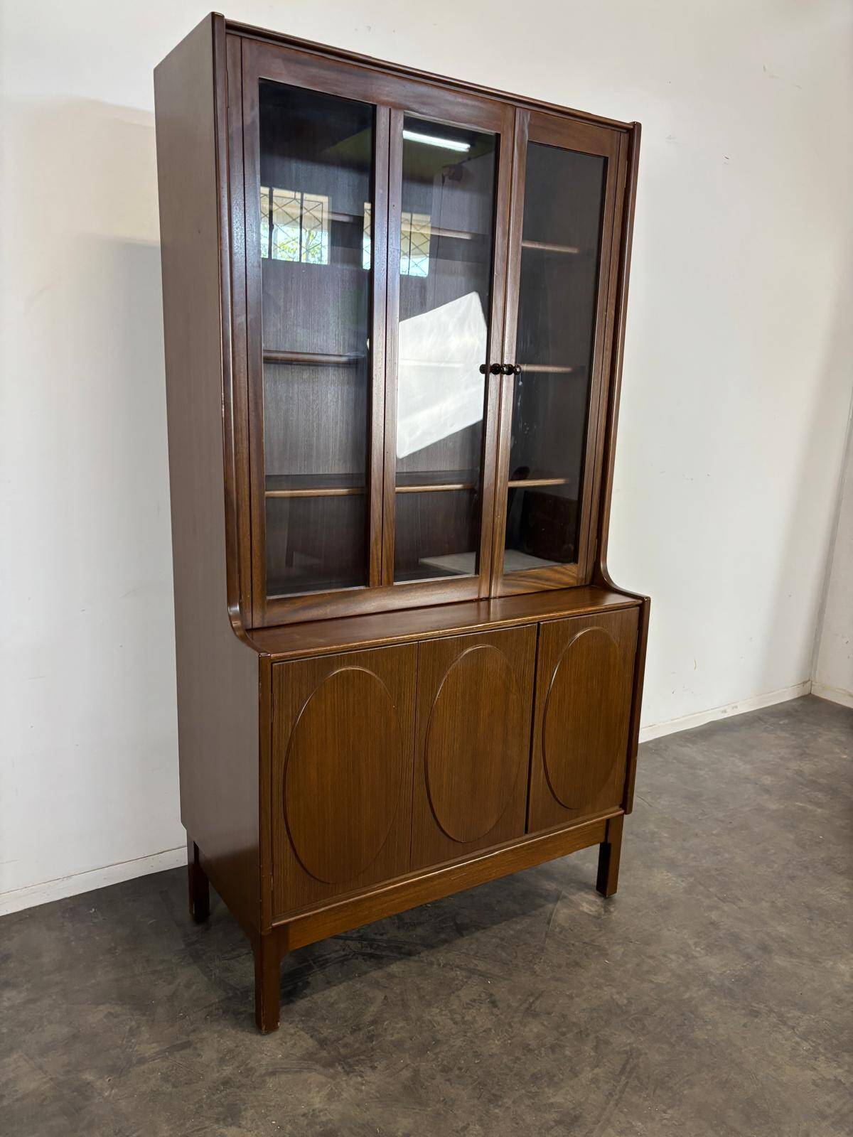 Mahogany library by Jacques Auville