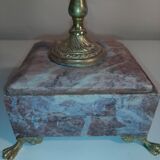 Garniture de cheminée pendule et candélabres Napoléon III