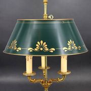 Empire Style Bouillotte Lamp in Gilded Bronze with Three Lights "Lucien Gau"