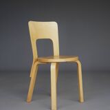 Model 66 chair by Alvar Aalto for Artek, 1980's