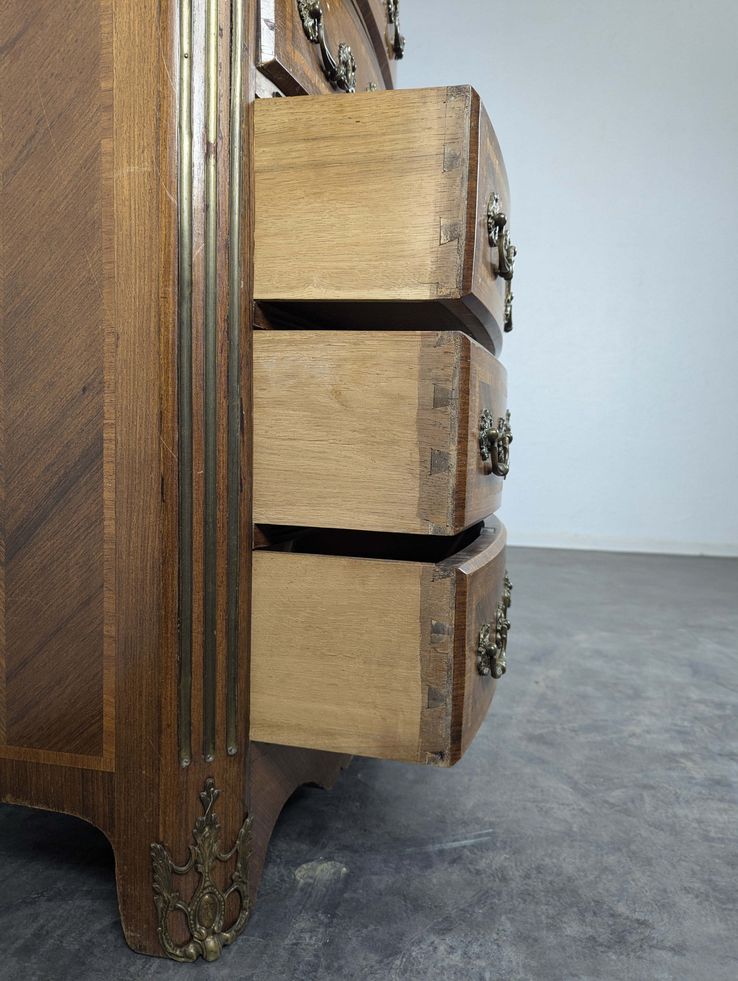 Regency style rosewood chiffonier secretary