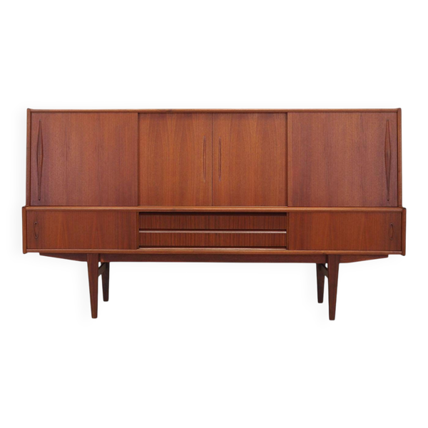 Buffet en teck, design danois, années 1970, production : Danemark