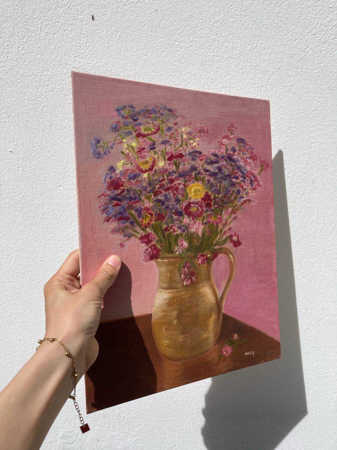 Bouquet of flowers oil painting
