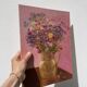 Bouquet de fleurs tableau peinture à l’huile