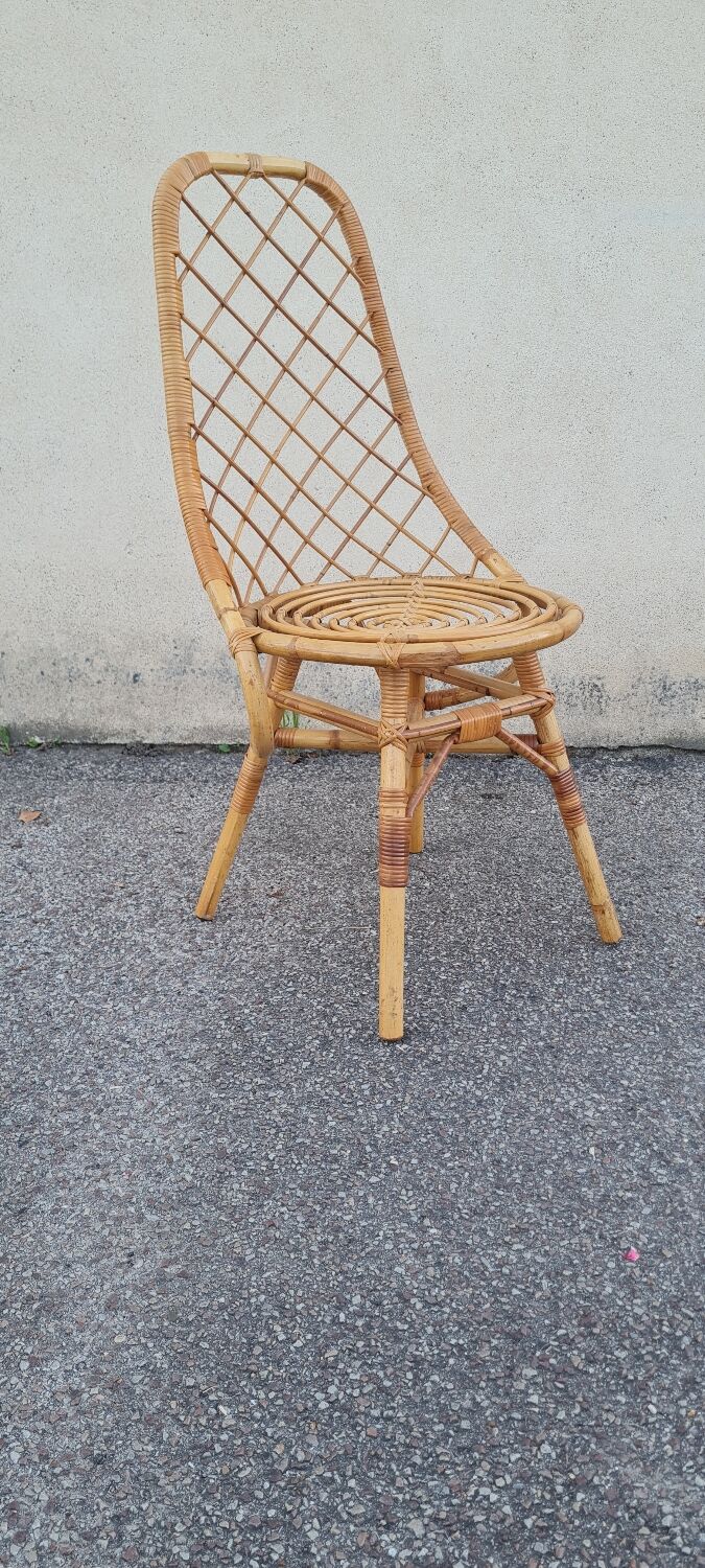 Rattan chair from the 60s