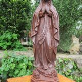 Cast iron statue of the Virgin Mary