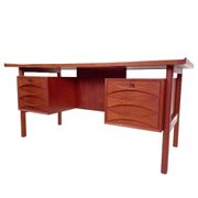 Vintage desk model 75 by Niels Clausen in teak - NC Møbler, Denmark 1960s