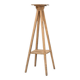 Industrial painted wooden tripod Console with rich patina, France 1900s