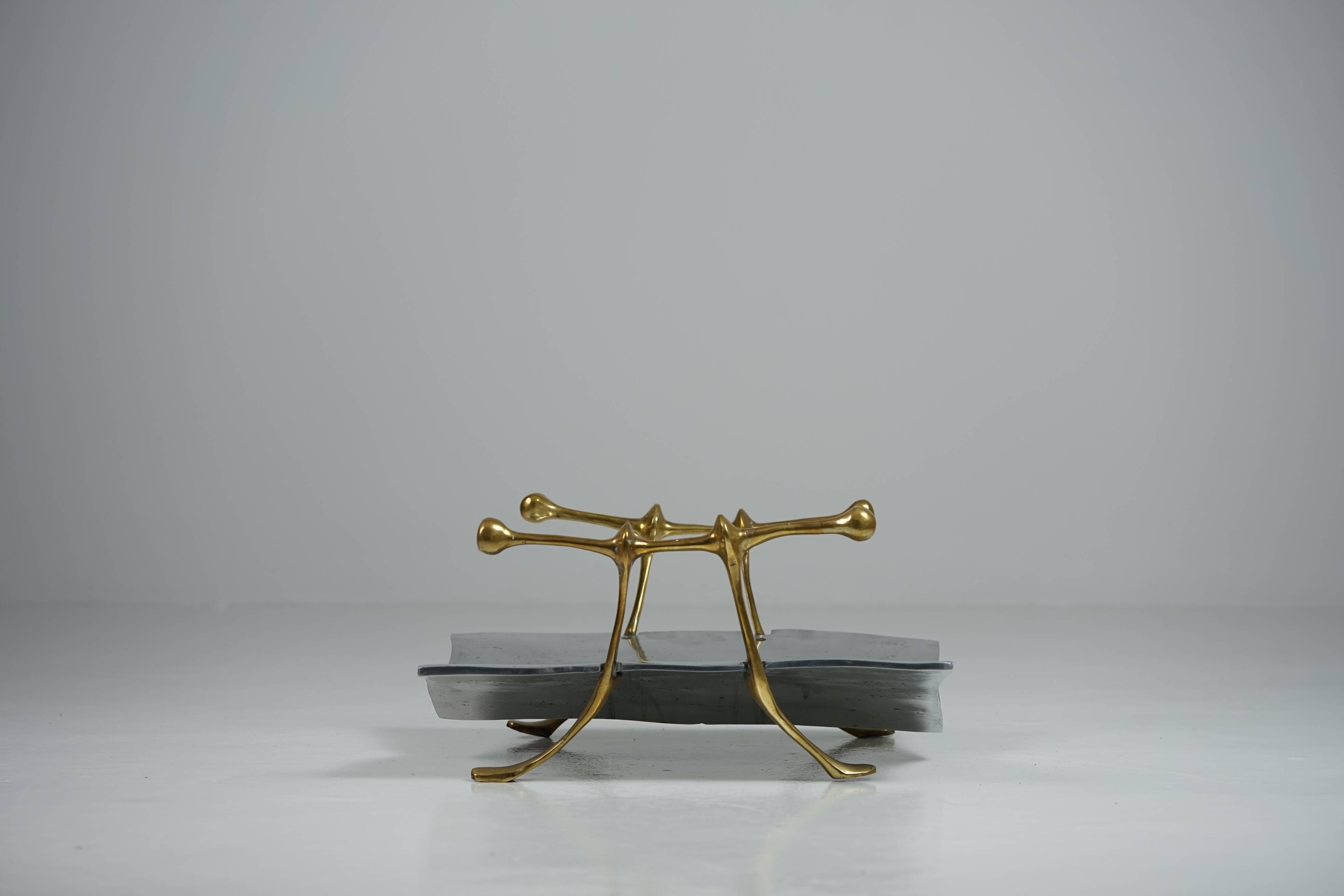 Sculptural Magazine Rack / Firewood Holder by David Marshall