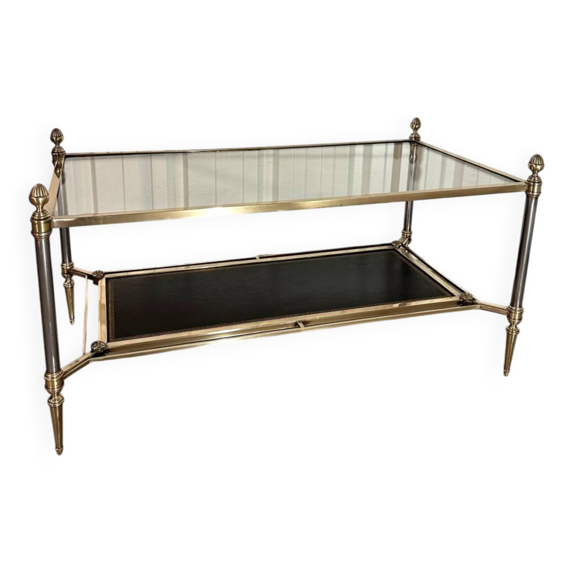 1970s bronze coffee table