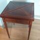 Old handkerchief game table