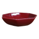 Charolles earthenware salad bowl/deep dish in burgundy color