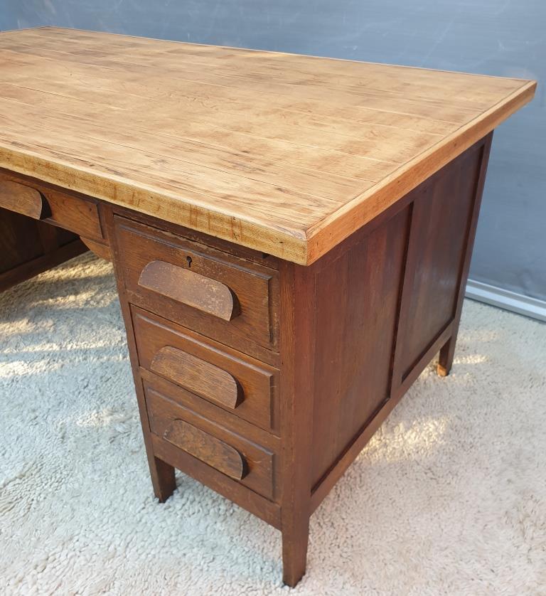 Minister's desk 1930 parquet oak