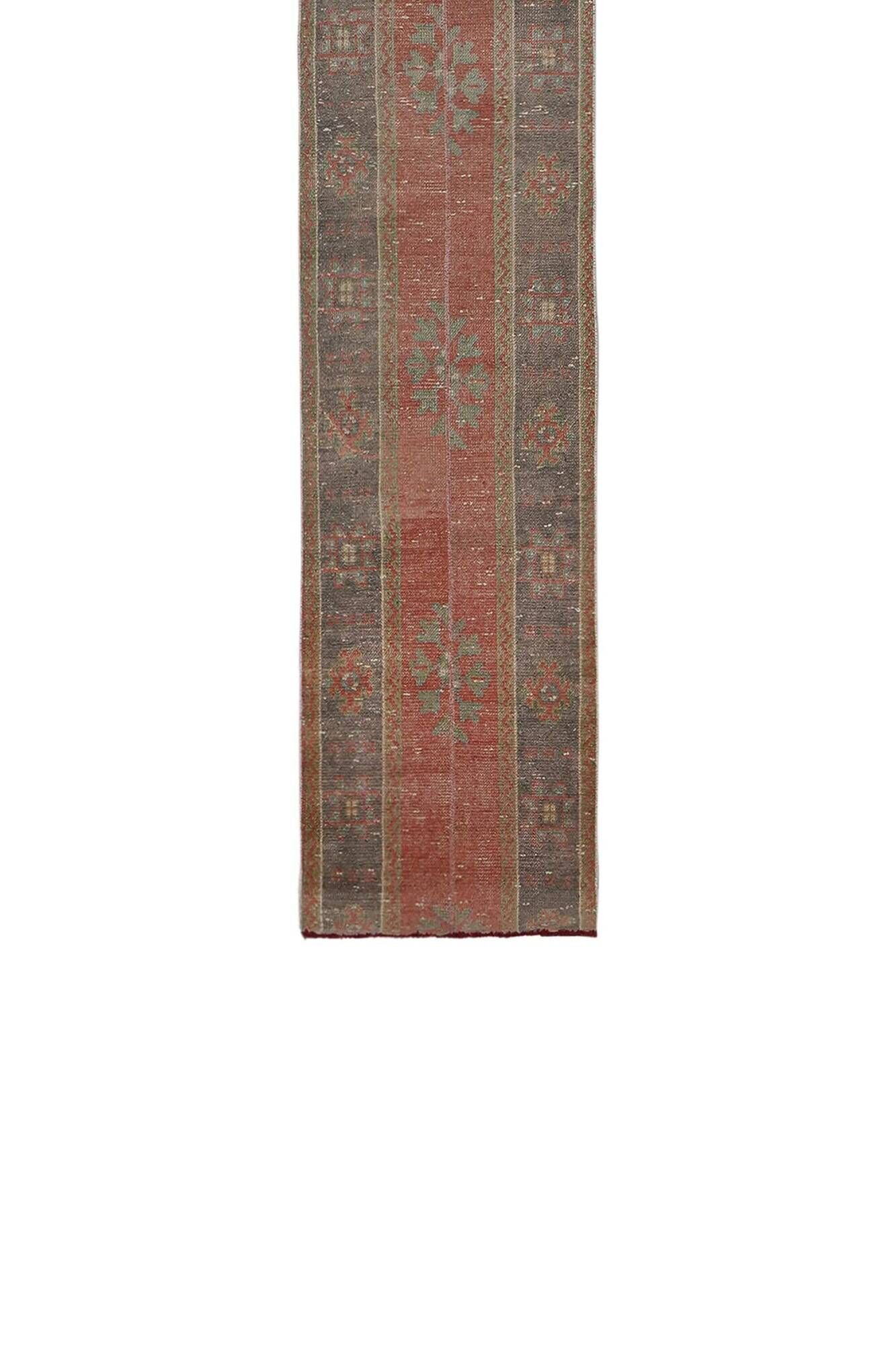 Vintage Turkish hallway rug 61x313 cm