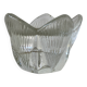 Bougeoir verre forme tulipe
