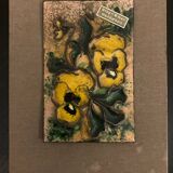 Small enamelled cloisonné panel