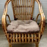 Child's rattan armchair