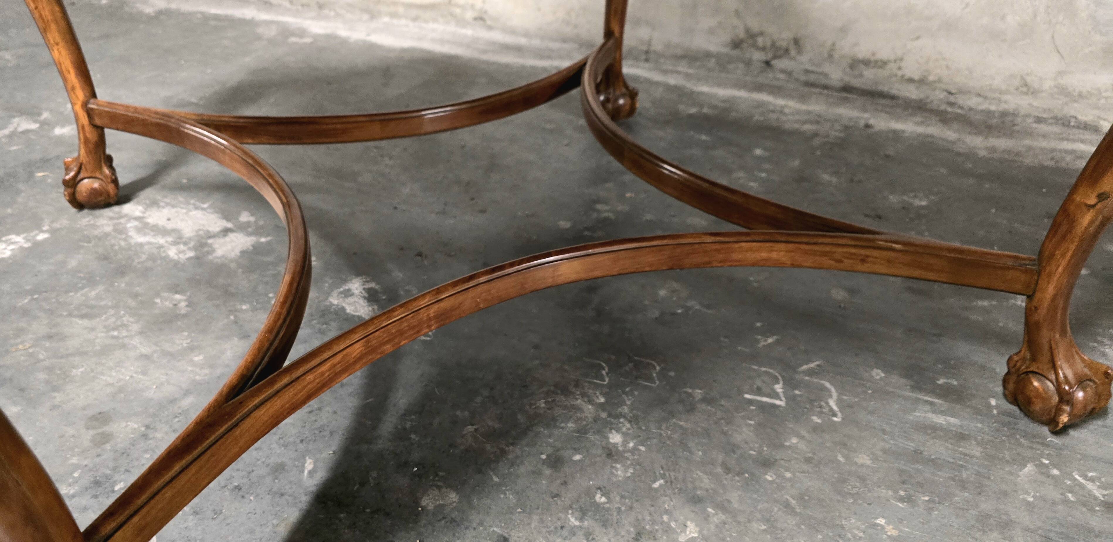 Coffee table - or game table in Regency / Louis XV style - 20th century