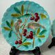Assiettes en majolique de Sarreguemines