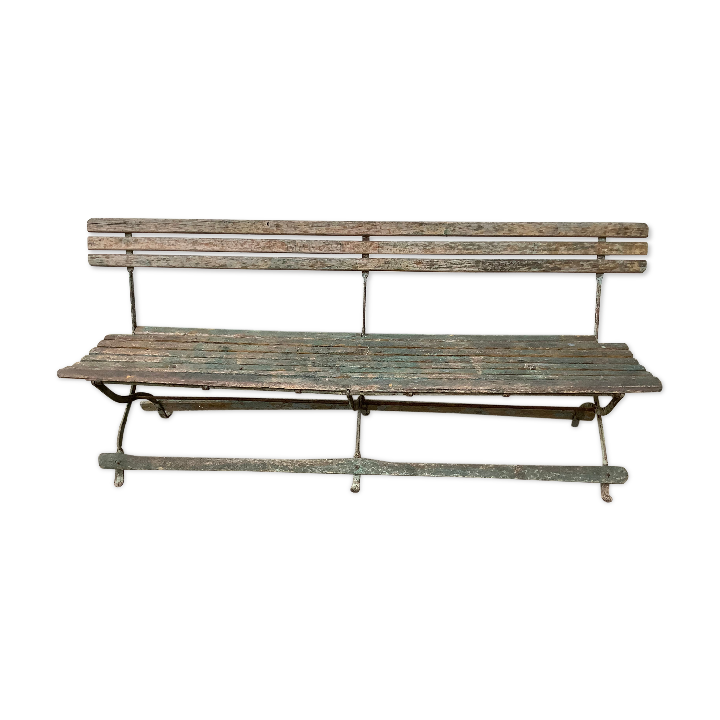 Former garden bench
