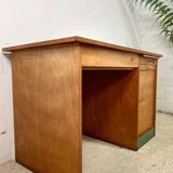 Vintage desk with rolling doors