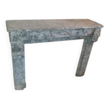 Napoleon III marble fireplace with modillions